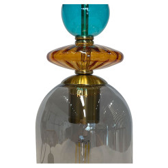 Lampa wisząca dymna 1xE27 LP-2004/1P M SM