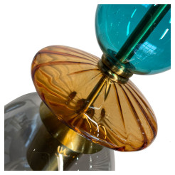Lampa wisząca dymna 1xE27 LP-2004/1P M SM