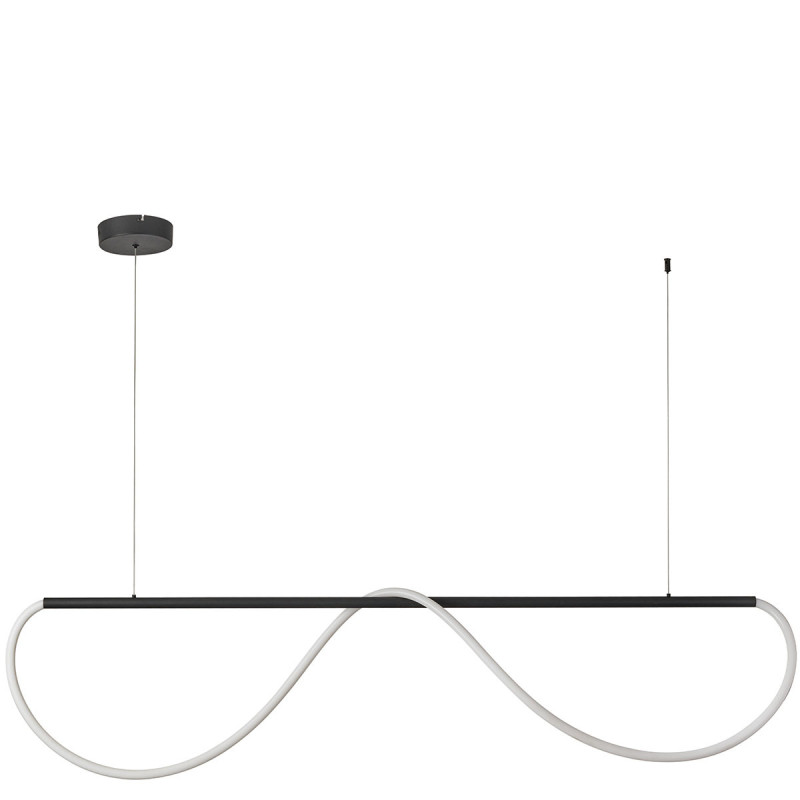 Lampa wisząca M czarna LED CCT LP-2345/1P M BK