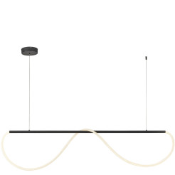 Lampa wisząca M czarna LED CCT LP-2345/1P M BK