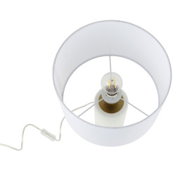 Lampa stołowa biała 1xE27 LP-787/1T biała