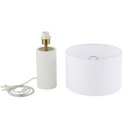 Lampa stołowa biała 1xE27 LP-787/1T biała