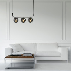 Lampa wisząca grafitowa 3xE14 LP-005/3L grafit