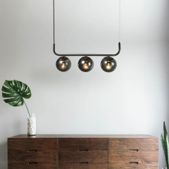 Lampa wisząca grafitowa 3xE14 LP-005/3L grafit