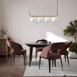 Lampa wisząca złota 4xE14 LP-005/4L GD