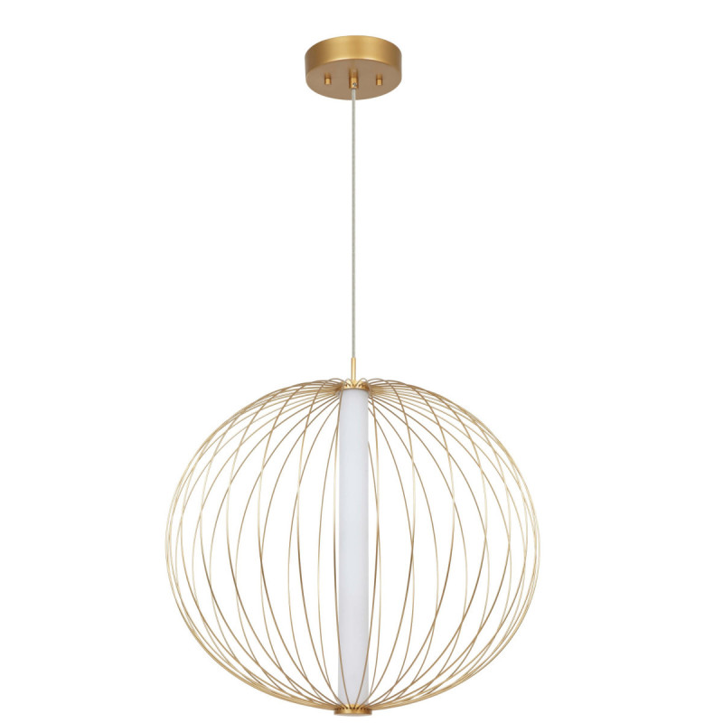 Lampa wisząca złota LED CCT LP-798/1P L GD