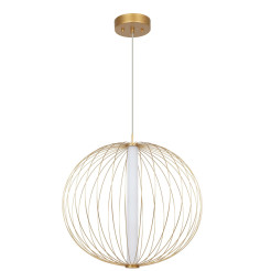 Lampa wisząca złota LED CCT LP-798/1P L GD