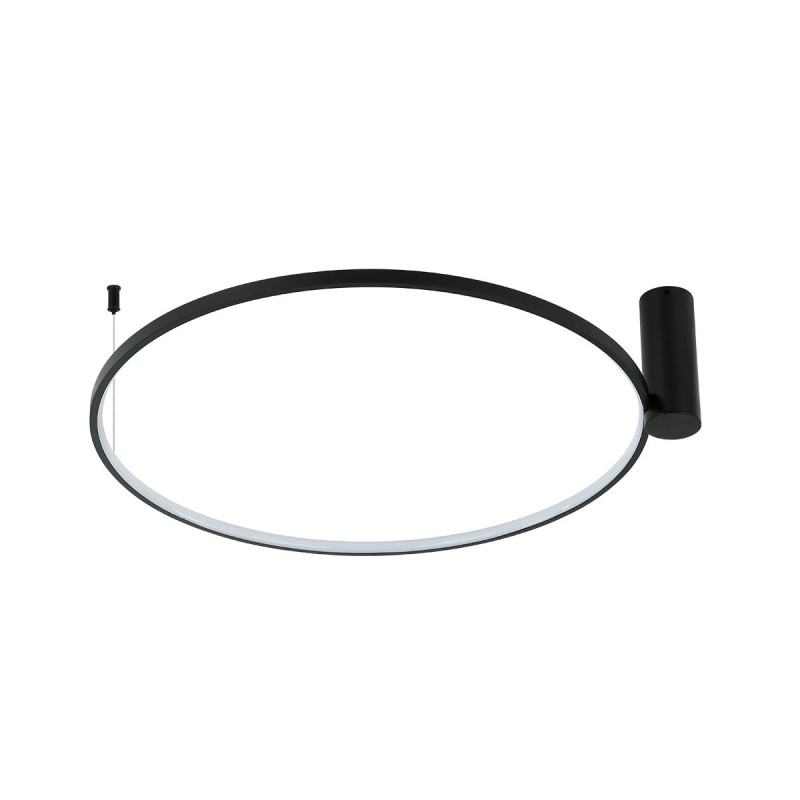 Plafon S czarny LED CCT LP-909/1C S BK CCT