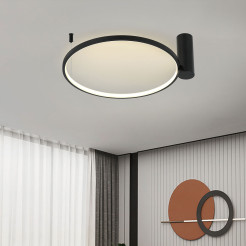 Plafon S czarny LED CCT LP-909/1C S BK CCT