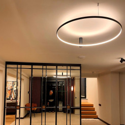 Plafon S czarny LED CCT LP-909/1C S BK CCT