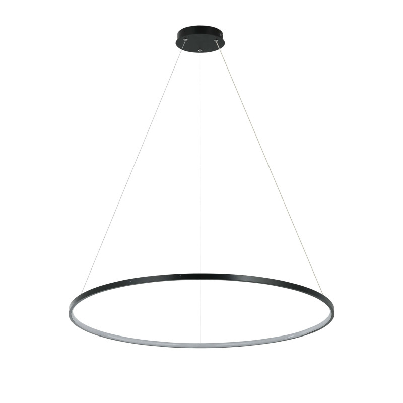 Lampa wisząca 80 cm czarna LED CCT LP-909/1P L BK CCT