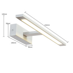 Kinkiet biały 41cm IP44 LED CCT GS-LWB-12W WH CCT