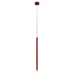 Lampa wisząca 1 czerwona 1xG9 LP-894/1P RED