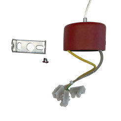 Lampa wisząca 1 czerwona 1xG9 LP-894/1P RED
