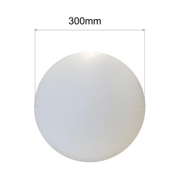 Lampa ogrodowa 30 cm biała 1xE27 LP-JH-1095-300