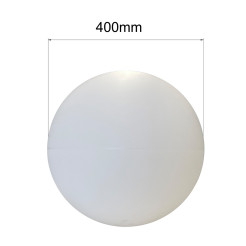 Lampa ogrodowa 40 cm biała 1xE27 LP-JH-1095-400
