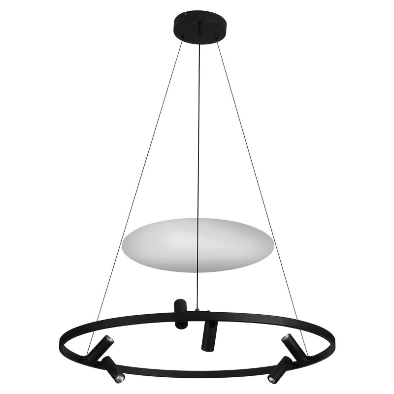 Lampa wisząca czarna LED 4000K LP-907/1P BK
