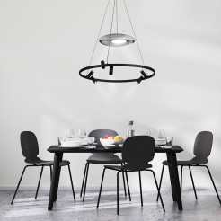 Lampa wisząca czarna LED 4000K LP-907/1P BK