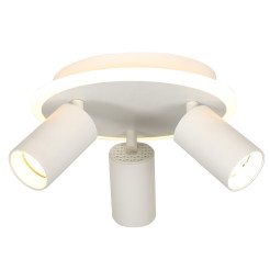 Plafon 3 okrągły biały 3xGU10 LED CCT LP-0612/3C Round WH