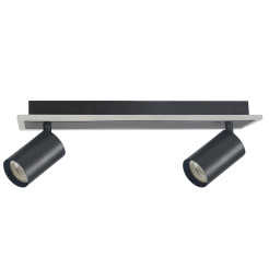 Spot 2 czarny 2xGU10 LED CCT LP-0612/2WS BK