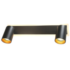 Spot 2 czarny 2xGU10 LED CCT LP-0612/2WS BK
