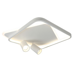 Plafon 2 kwadratowy biały 2xGU10 LED CCT LP-0612/2C Square WH