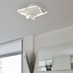 Plafon 2 kwadratowy biały 2xGU10 LED CCT LP-0612/2C Square WH