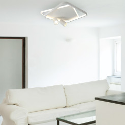 Plafon 2 kwadratowy biały 2xGU10 LED CCT LP-0612/2C Square WH