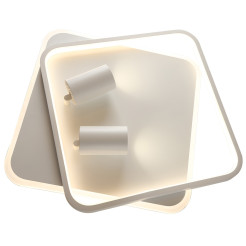 Plafon 2 kwadratowy biały 2xGU10 LED CCT LP-0612/2C Square WH