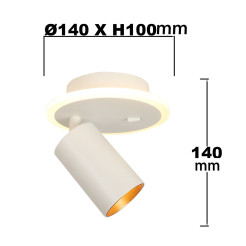 Spot 1 biały 1xGU10 LED CCT LP-0612/1WS WH