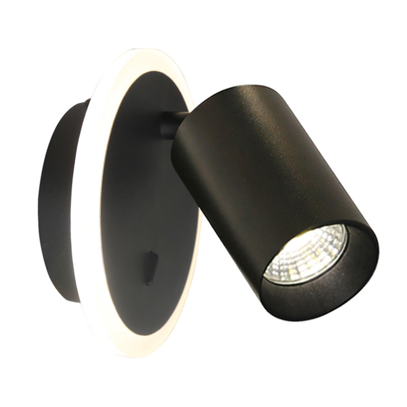 Spot 1 czarny 1xGU10 LED CCT LP-0612/1WS BK