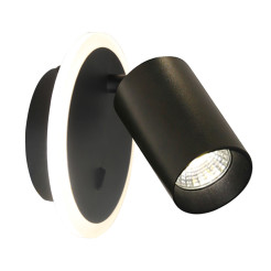 Spot 1 czarny 1xGU10 LED CCT LP-0612/1WS BK