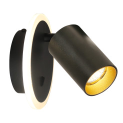 Spot 1 czarny 1xGU10 LED CCT LP-0612/1WS BK