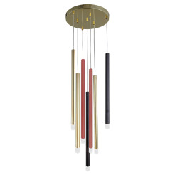 Lampa wisząca 7 kolor mix 7xG9 LP-894/7P MIXED