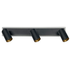 Spot 3 czarny 3xGU10 LED CCT LP-0612/3WS BK