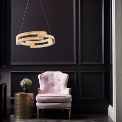 Lampa wisząca złota LED CCT LP-1810/1P GD