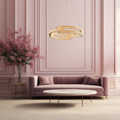 Lampa wisząca złota LED CCT LP-1810/1P GD