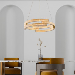 Lampa wisząca złota LED CCT LP-1810/1P GD