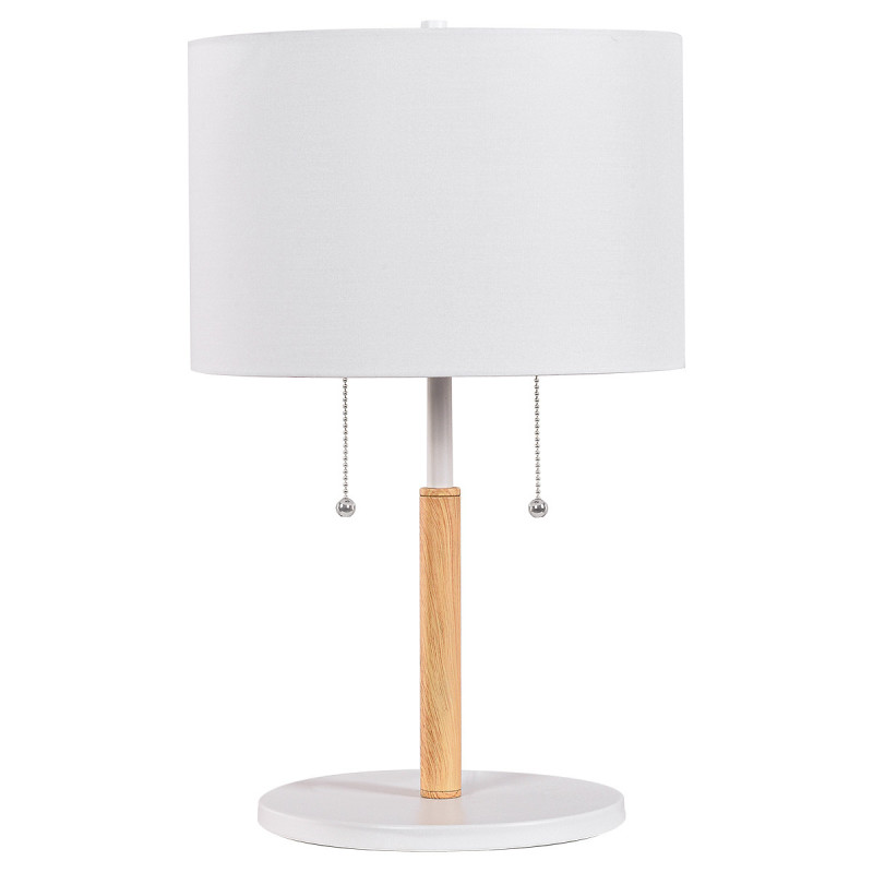 Lampa stołowa biała 2xE27 LP-0304/2T WH