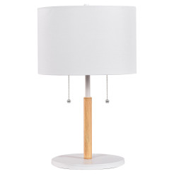 Lampa stołowa biała 2xE27 LP-0304/2T WH