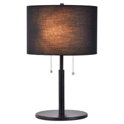 Lampa stołowa czarna 2xE27 LP-0304/2T BK