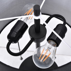 Lampa stołowa czarna 2xE27 LP-0304/2T BK