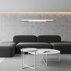 Lampa wisząca L biała Tuya LED CCT LP-1301/1P L WH Smart