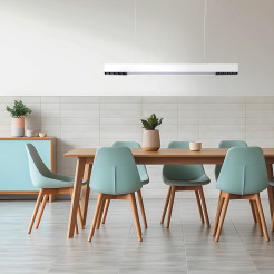 Lampa wisząca M biała Tuya LED CCT LP-1301/1P M WH Smart