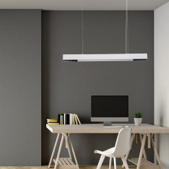 Lampa wisząca M biała Tuya LED CCT LP-1301/1P M WH Smart