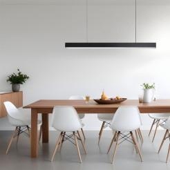 Lampa wisząca L czarna Tuya LED CCT LP-1401/1P L BK Smart