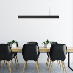 Lampa wisząca L czarna Tuya LED CCT LP-1401/1P L BK Smart