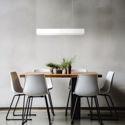 Lampa wisząca M biała Tuya LED CCT LP-1201/1P M WH Smart