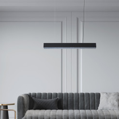 Lampa wisząca M czarna Tuya LED CCT LP-1201/1P M BK Smart