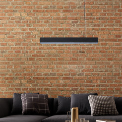 Lampa wisząca M czarna Tuya LED CCT LP-1201/1P M BK Smart
